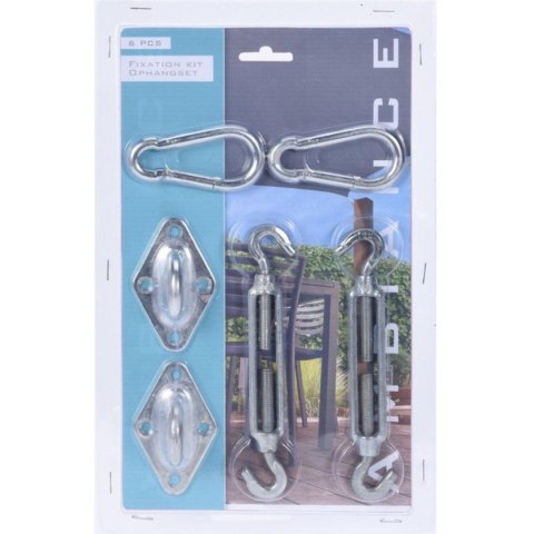 ZESTAW UCHYTÓW ZACZEPÓW MONTAŻOWY ŻAGLI PRZECIWSŁONECZNYCH