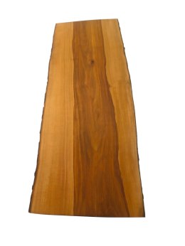 Deska z jabłoni | Deska z drewna jabłoniowego - unikatowa, olejowana, okorowana, naturalna, idealna do kuchni i serwowania