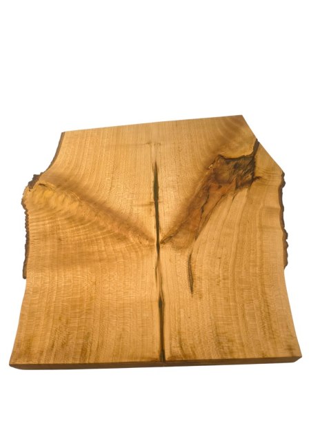 Deska z jawora | Deska z drewna jaworowego - unikatowa, olejowana, okorowana, naturalna, idealna do kuchni i serwowania