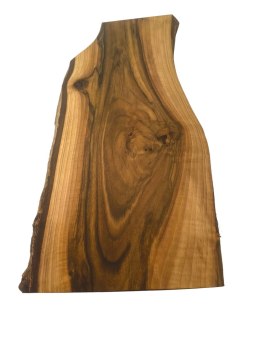 Deska z orzecha | Deska z drewna orzecha włoskiego - unikatowa, olejowana, okorowana, naturalna, idealna do kuchni i serwowania