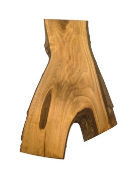 Deska z orzecha | Deska z drewna orzecha włoskiego - unikatowa, olejowana, okorowana, naturalna, idealna do kuchni i serwowania