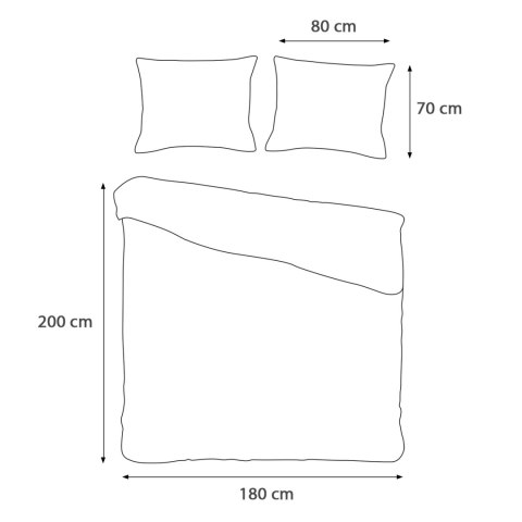 Pościel bawełniana 71493/1 180x200 COTTONLOVE