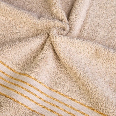 Ręcznik D Bawełna 100% Tiwano Cappuccino + Jasny Turkus (P) 2x50x90+2x70x140 kpl.