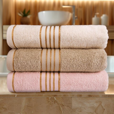 Ręcznik D Bawełna 100% Tiwano Krem + Mięta (P) 2x50x90+2x70x140 kpl.