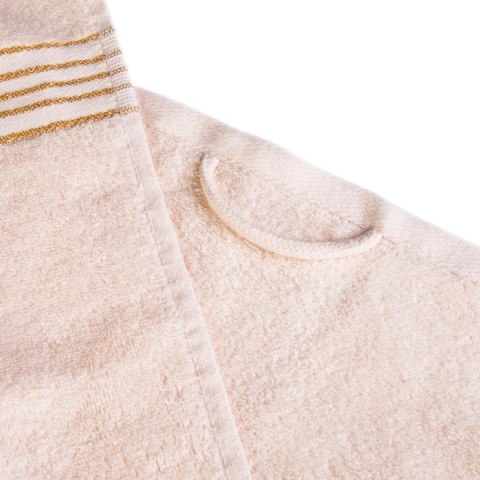 Ręcznik D Bawełna 100% Tiwano Krem + Zieleń Butelkowa (P) 2x50x90+2x70x140 kpl.