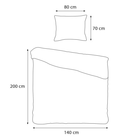Pościel bawełniana 71494/1 140x200 COTTONLOVE