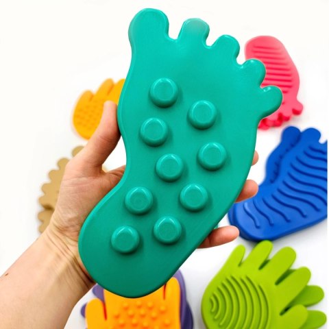 Ścieżka sensoryczna z piłeczkami - Jeżykowy szlak - 36 el.