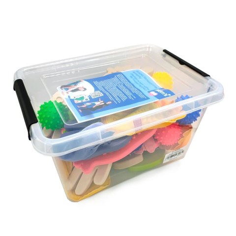 Ścieżka sensoryczna z piłeczkami - Jeżykowy szlak - 36 el.