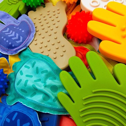 Ścieżka sensoryczna z piłeczkami - Jeżykowy szlak - 36 el.