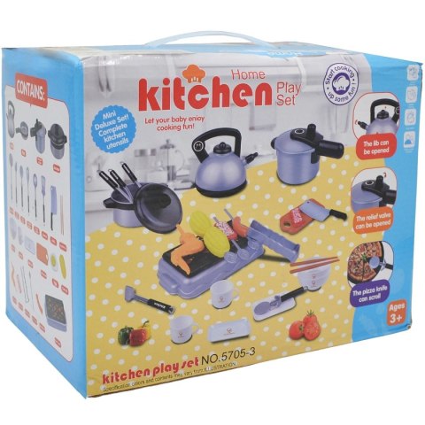 ZESTAW KUCHENNY DO ZABAWY 36 ELEMENTÓW