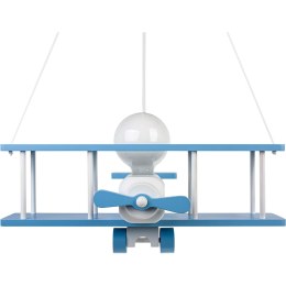 Lampa wisząca Samolot duży błękitno-biały