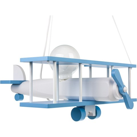 Lampa wisząca Samolot duży błękitno-biały