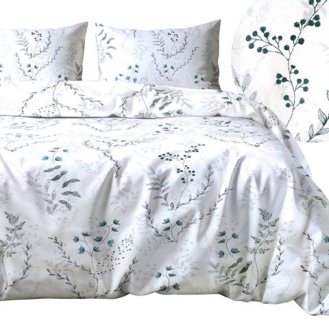 Pościel bawełniana AQUA MAVI/200x220 COTTONLOVE EXCLUSIVE