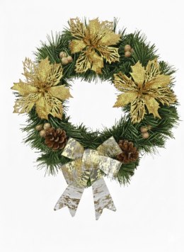 Świąteczny wianek na drzwi stół na Boże Narodzenie świąteczne rękodzieło