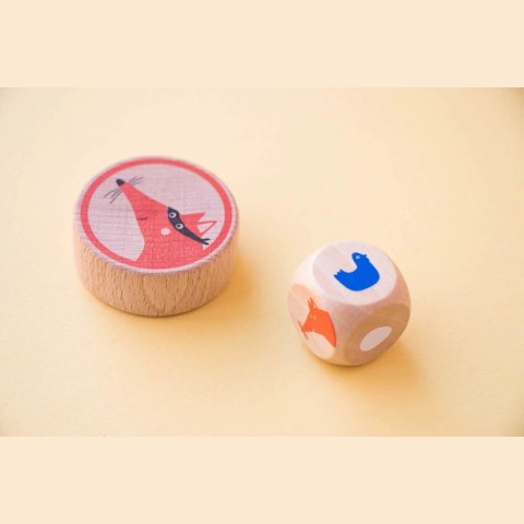 LONDJI Gra Puk! Puk! Tu lisek! - planszowa gra rodzinna