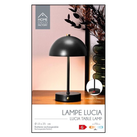 Lampka stołowa Funghi czarna