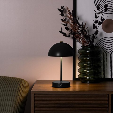 Lampka stołowa Funghi czarna