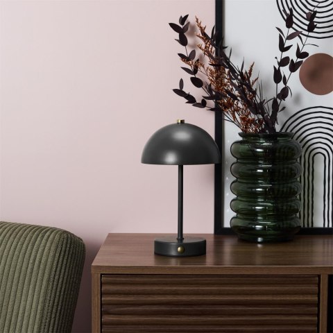Lampka stołowa Funghi czarna