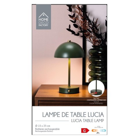 Lampka stołowa Funghi zielona