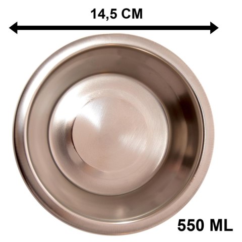 MISKA DLA PSA I KOTA STAL NIERDZEWNA 2x550ML