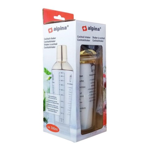 SHAKER DO KOKTAJLI SZKLANY 450ML ALPINA