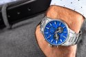 Zegarek Męski Giewont Chronograph Sapphire Srebrno Niebieski GW4580-B3