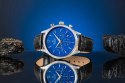 Zegarek Męski Giewont Chronograph Sapphire Czarno Niebieski GW6310-A3