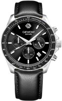 Zegarek Męski Giewont Chronograph Sapphire Czarny GW3520-A4