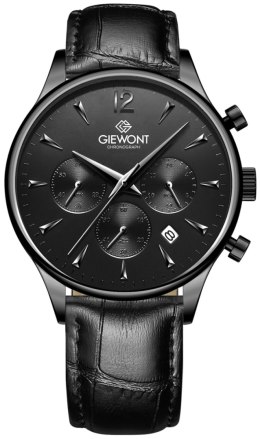 Zegarek Męski Giewont Chronograph Sapphire Czarny GW6310-A1