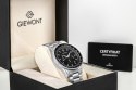 Zegarek Męski Giewont Chronograph Sapphire Srebrno Czarny GW3520-B2