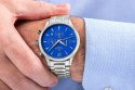 Zegarek Męski Giewont Chronograph Sapphire Srebrno Niebieski GW6310-B3