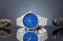 Zegarek Męski Giewont Chronograph Sapphire Srebrno Niebieski GW6310-B3