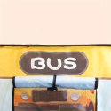 Duży namiot dla dzieci do zabawy Wesoły Autobus samo rozkładający się