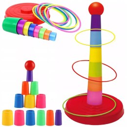 Gra zręcznościowa rzucanie pierścieniami do celu obręcze ringo 6699-53A