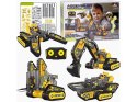 Klocki 176 El. Zestaw do składania MASZYNY BUDOWALNE 4w1 RC Koparka Czołg Wózek Widłowy Zdalnie Sterowane