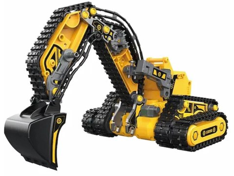 Klocki 176 El. Zestaw do składania MASZYNY BUDOWALNE 4w1 RC Koparka Czołg Wózek Widłowy Zdalnie Sterowane