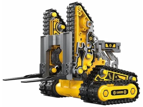 Klocki 176 El. Zestaw do składania MASZYNY BUDOWALNE 4w1 RC Koparka Czołg Wózek Widłowy Zdalnie Sterowane