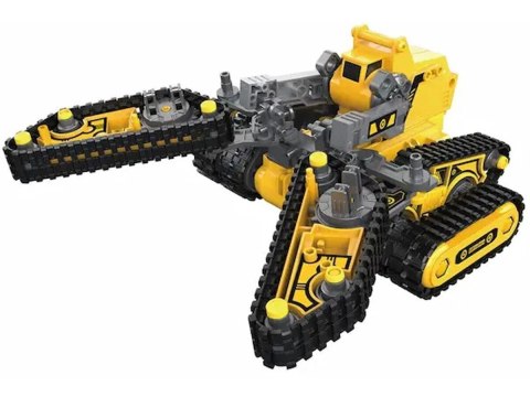 Klocki 176 El. Zestaw do składania MASZYNY BUDOWALNE 4w1 RC Koparka Czołg Wózek Widłowy Zdalnie Sterowane