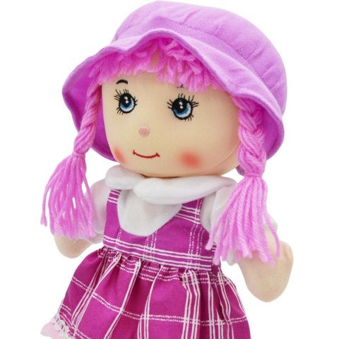 LALKA PRZYTULANKA SZMACIANKA Z DŻWIĘKIEM FIOLETOWA