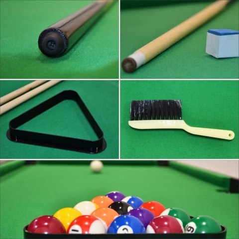 STÓŁ DO GRY W BILARDA 164x84x74CM ENERO