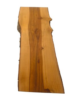 Deska z jabłoni | Deska z drewna jabłoniowego - unikatowa, olejowana, okorowana, naturalna, idealna do kuchni i serwowania