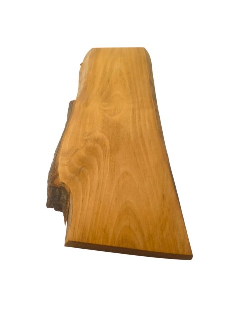 Deska z jawora | Deska z drewna jaworowego - unikatowa, olejowana, okorowana, naturalna, idealna do kuchni i serwowania