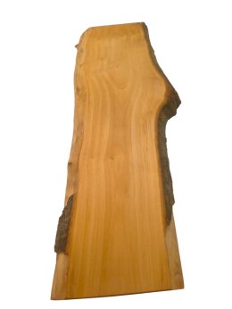 Deska z jawora | Deska z drewna jaworowego - unikatowa, olejowana, okorowana, naturalna, idealna do kuchni i serwowania