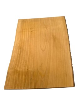 Deska z jawora | Deska z drewna jaworowego - unikatowa, olejowana, okorowana, naturalna, idealna do kuchni i serwowania