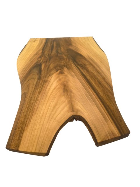 Deska z orzecha | Deska z drewna orzecha włoskiego - unikatowa, olejowana, okorowana, naturalna, idealna do kuchni i serwowania