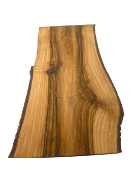 Deska z orzecha | Deska z drewna orzecha włoskiego - unikatowa, olejowana, okorowana, naturalna, idealna do kuchni i serwowania