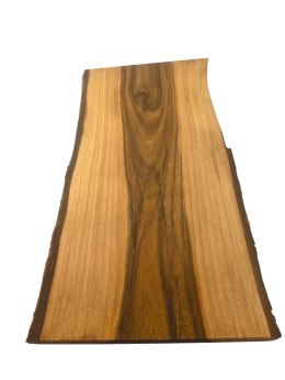 Deska z orzecha | Deska z drewna orzecha włoskiego - unikatowa, olejowana, okorowana, naturalna, idealna do kuchni i serwowania