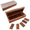 Domino w Pudełku Drewnianym z Aluminiowym Topem - DO-017