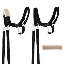 Hobby Horse A3 Skippi duży czarny, marchewka, czarny kantar, wodze, mufka