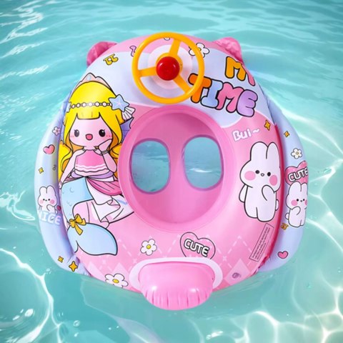 Kółko koło ponton dla dzieci do pływania syrenka kierownica 311R